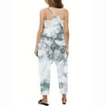 thumbnail image 5 of Odeerbi Teen Girls Summer Jumpsuit Tie-dye Bib Overalls Casual Sleeveless Rompers Long Pants with Pockets 5-14 Years Gray, 5 of 6