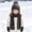Black, variant on 3 Pcs Kids Winter Hat Scarf Gloves Set Knit Pompom Beanie with Earmuffs Double Layer Scarf Touchscreen Gloves Toddler Thick Thermal Sets Hot Pink 2-10 Years