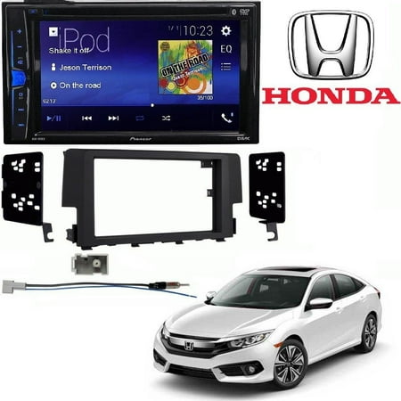 Honda Civic Double Din - Pioneer AVH-200EX 2-Din 6.2