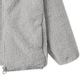 thumbnail image 6 of Otqutp Girls Fleece Jackets Kids Fuzzy Zip Up Hoodie Fall Winter Outerwear with Pockets Coral Plush Lightweight Sweatshirts, 6 of 7
