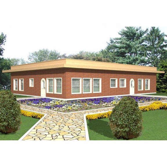 001-2148: Modern Contemporary 3 Bed, 2 Bath Luxury Home Plan, 2771 Sq Ft: Full Blueprints with License to Build by Home Plan Marketplace - Lesuto