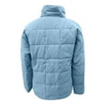 thumbnail image 5 of CFLVAEK Plus Size Womens Quilted Jackets Casual Loose Long Sleeve Padded Coats Lightweight Stand Collar Winter Coat with Pockets Light Blue XXXL, 5 of 5
