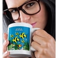 thumbnail image 2 of 3drose, Colourful Tropical Plants and Fish Design Personalized with a Female Name Anna, 11oz Mug, 2 of 6