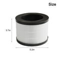 thumbnail image 2 of 2 Pack H13 HEPA Replacement Filters for Tolife for TZ-K1 for MK01 3-in-1 Air filtration, 2 of 8