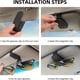 thumbnail image 4 of Car Accessories Auto Parts Products 2 Packs Sunglasses Holders For Car Visor - Magnetic Leather Sunglasses Holder And Card Clip - Car Visor Accessories, 4 of 5