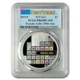 thumbnail image 1 of 2019 Tuvalu 1 oz Silver Anniv of the Periodic Table PR-69 PCGS, 1 of 3