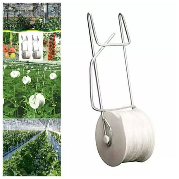 pitrice Tomato Support Hooks Greenhouse Trellising Kit, Durable Garden Trellis to Prevent