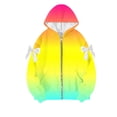 thumbnail image 4 of Dealovy Womens Zip up Hoodies Plus Size Long Sleeve Bows Oversized Sweatshirts with Pockets Fall Fashion Clothes, 4 of 4