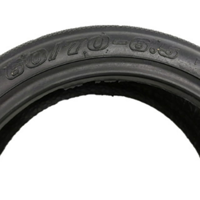 2X No Inflation Explode Proof Tire Compatible for Max G30 60/70-6.5 Black Vacuum Tire with Valve