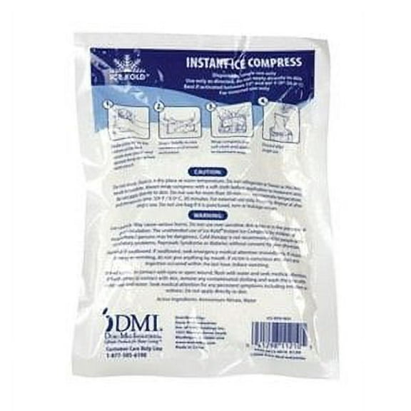 PCP Case of Instant Ice, 24 Pack, White,