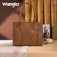 thumbnail image 6 of Wrangler Aztec Tote Bag for Women Western Shoulder Purse Top Handle Handbag Stylish and Functional Aztec Design， Brown, 6 of 7