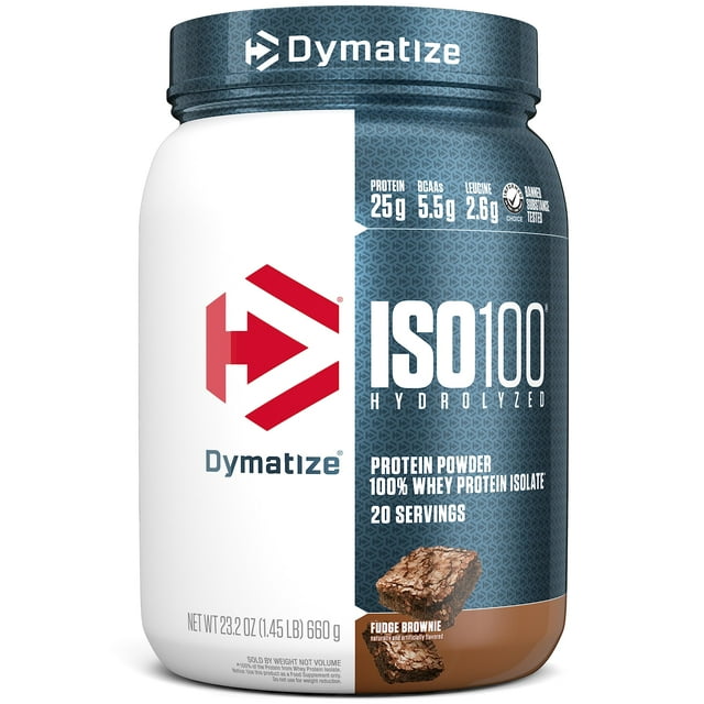 DYMATIZE ISO 100 1.4 LBS 20 SERV FUDGE BROWNIE