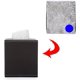 thumbnail image 5 of Funda cuadrada de cuero para caja de pañuelos: elegante soporte para caja de pañuelos con parte inferior magnética, cómoda, mesita de noche, mesa, encimera, hogar, oficina, coche, marrón, 5 of 5