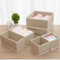 thumbnail image 4 of Nvzi 6 cajas de almacenamiento para organizar la despensa, perfectas para baño, armario, cocina, refrigerador y armario. 28 x 28 x 11 cm (verde)., 4 of 4