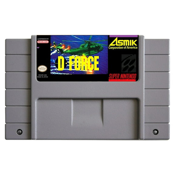 SNES Games Cartridge D-Force