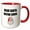 Red/White, variant on 3drose, Dear Santa Define Good, 15oz Mug