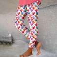 thumbnail image 2 of Feancey Lighting Sales Womens High Waist Workout Leggings Valentines Day Cute Love Heart Print Soft Yoga Pants 2025 Spring Trendy Tummy Control Holiday Tights Multicolor XXL, 2 of 5
