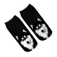 thumbnail image 4 of 1 Paire de Chaussettes Imprimées 3D Chiot Chaussettes Coupe Basse Style Imprimé Homme Femme Noël, 4 of 6