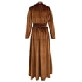 thumbnail image 4 of Elegant Wrapped Maxi Dress With Waist And Pleated Detail For Casual Everyday Wear Flowy Elegant Gowns, 4 of 7