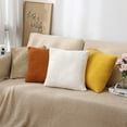 thumbnail image 1 of Fiudx Funda de Almohada de Punto de Color Liso, Suave Fibra Acrílica, Elegante Diseño de Color Liso, Cómoda Decoración para El Hogar, Versátil para Sala de Estar y Dormitorio, 45 X 45 Cm, Incluye Una, 1 of 6