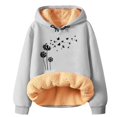 thumbnail image 2 of IMENGL Winter spring warm fleece hooded, Gray 4XL, Size M-5XL, 2 of 4