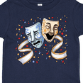 thumbnail image 4 of Inktastic Tragedy and Comedy Stage Masks Boys or Girls Toddler T-Shirt, 4 of 5