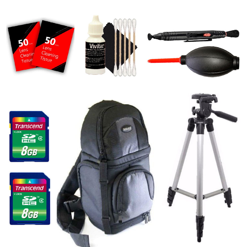 Flexible Tripod DSLR Backpack Cleaning Kit for Canon EOS Rebel T5 T6 