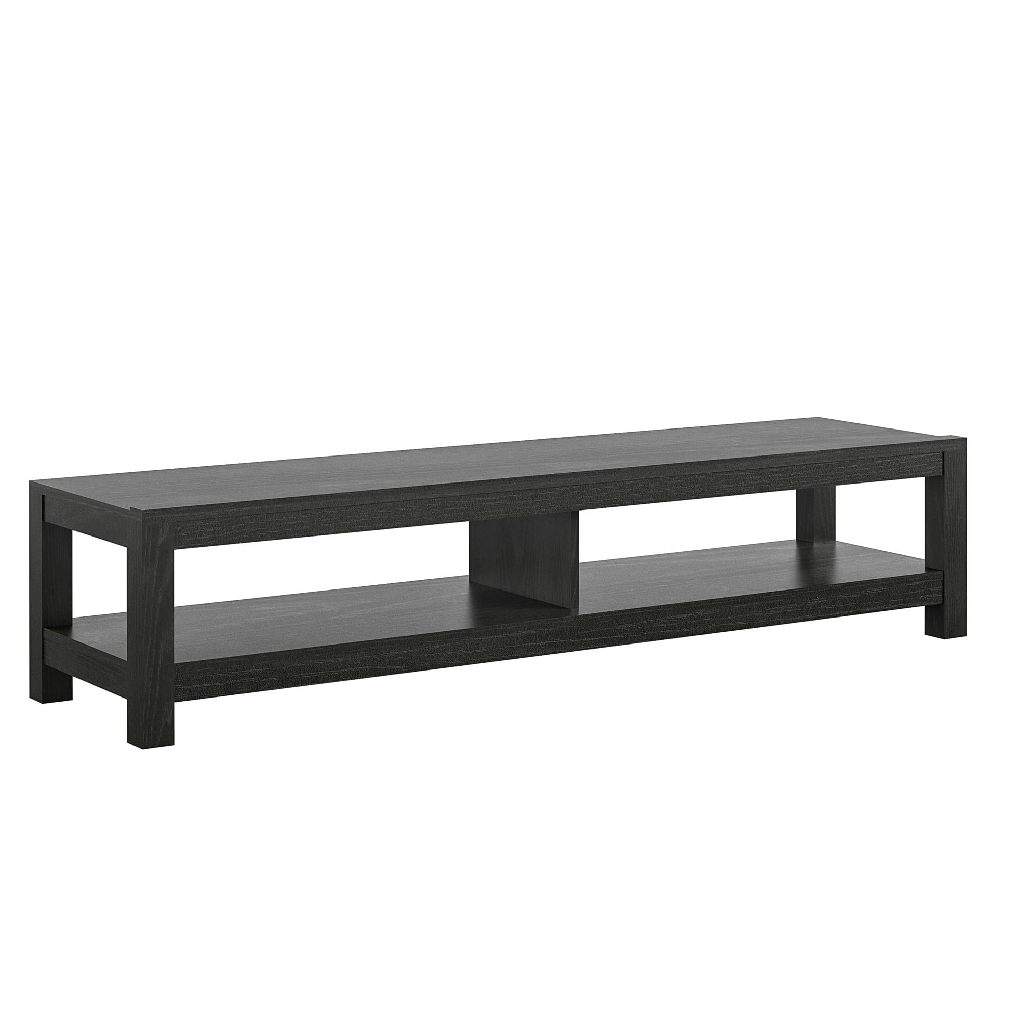 Mainstays Parsons TV Stand for TVs up to 65", Black Oak