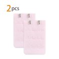 thumbnail image 2 of INSPIRE CHIC Women's Underwear Replacement Bra Extender Strap Adapter Light Pink-1 3 Rows 2 Hooks 2 Pcs, 2 of 5