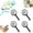 4pcs Black, variant on Easy Pour Bag Clip, Bag Clips with Pour Spout, Multifunctional Food Storage Bag Sealing Clip, for Kitchen, Food Preservation and Moisture Prevention (4pcs Blue)