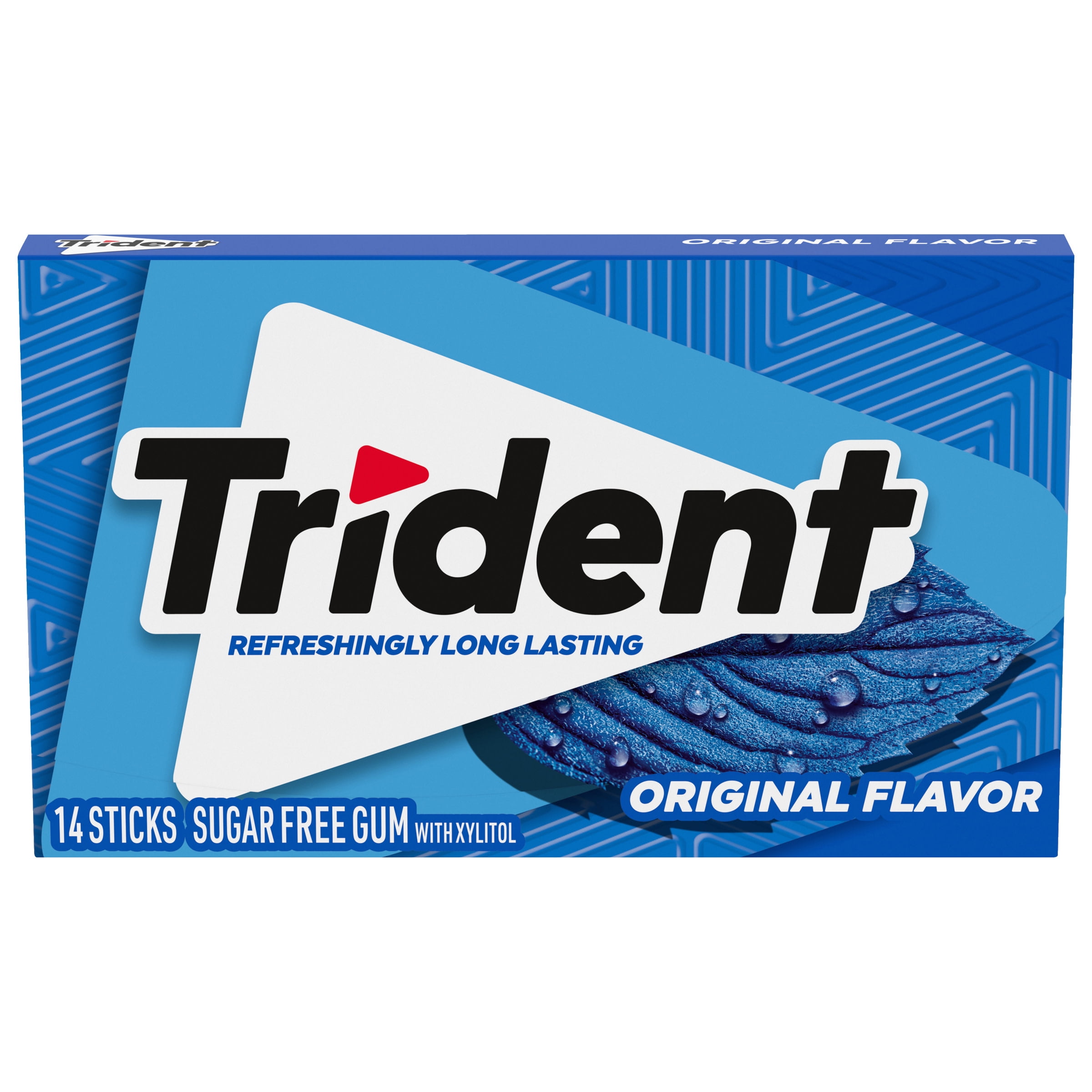 Trident Original Flavor Sugar Free Gum, 14 Piece Pack