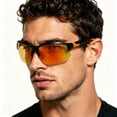 thumbnail image 6 of HEVRJEWJD Cycling Sports Glasses For Running Driving Outdoor Sun Shield High-Performance Eyewear For All Ages And Versatile Frame Design D One Size, 6 of 9