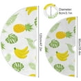 thumbnail image 3 of FMSHPON Tropical Fruit Xmas Christmas Tree Skirt Stand Mat for Holiday Party Decoration Indoor Outdoor 36 inches, 3 of 6