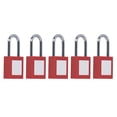 thumbnail image 4 of Electrical Lockout Padlock, Safe Lockout Tagout Cable Lock Chrome Plated Impact Resistant Metal 10Pcs Reusable For Chemical Industry For Electric Power, 4 of 8