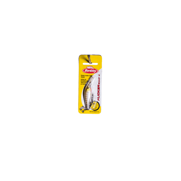Berkley Flicker Shad Fishing Lure, Purple Tiger, 1/8 oz