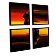 thumbnail image 2 of ArtWall Milen Tod "Passing By" 4-Piece Floater-framed Canvas Square Set, 2 of 2