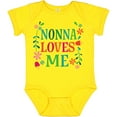 thumbnail image 3 of Inktastic Nonna Loves Me Granddaughter Girls Baby Bodysuit, 3 of 5