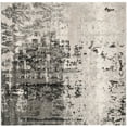 thumbnail image 2 of SAFAVIEH Retro Corynn Abstract Area Rug, Light Grey/Grey, 4' x 4' Square, 2 of 5