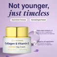 thumbnail image 4 of Clear Visage- Crema de día con colágeno y vitamina E: hidratante, antienvejecimiento, mejora la elasticidad y las líneas finas. Cuidado de la piel coreano libre de crueldad y probado por dermatólogos, 4 of 4