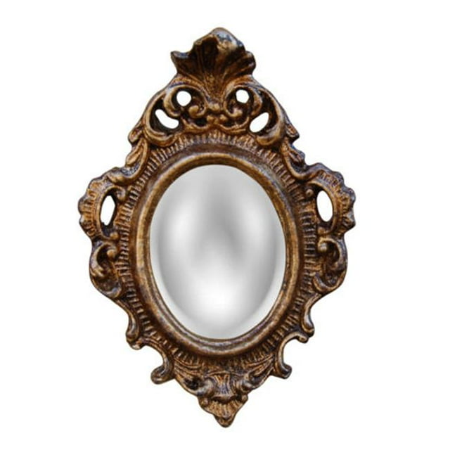 Hickory Manor HM9730ET Small Shell Mirror - Et Gold