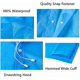 thumbnail image 3 of Waterproof mackintosh Poncho with hood, reusable, unisex, lightweight, transparent mackintosh, 3 of 4