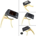 thumbnail image 2 of Amdohai TCapo20 Multifonctions en Alliage d'Aluminium 2-en-1 Tuner de Guitare avec, 2 of 8