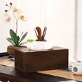 thumbnail image 2 of Wooden Tissue Box Cover, Napkin Dispenser, Suitable for Home Decoration, Bedroom, Dining Table, Office, 2 of 7