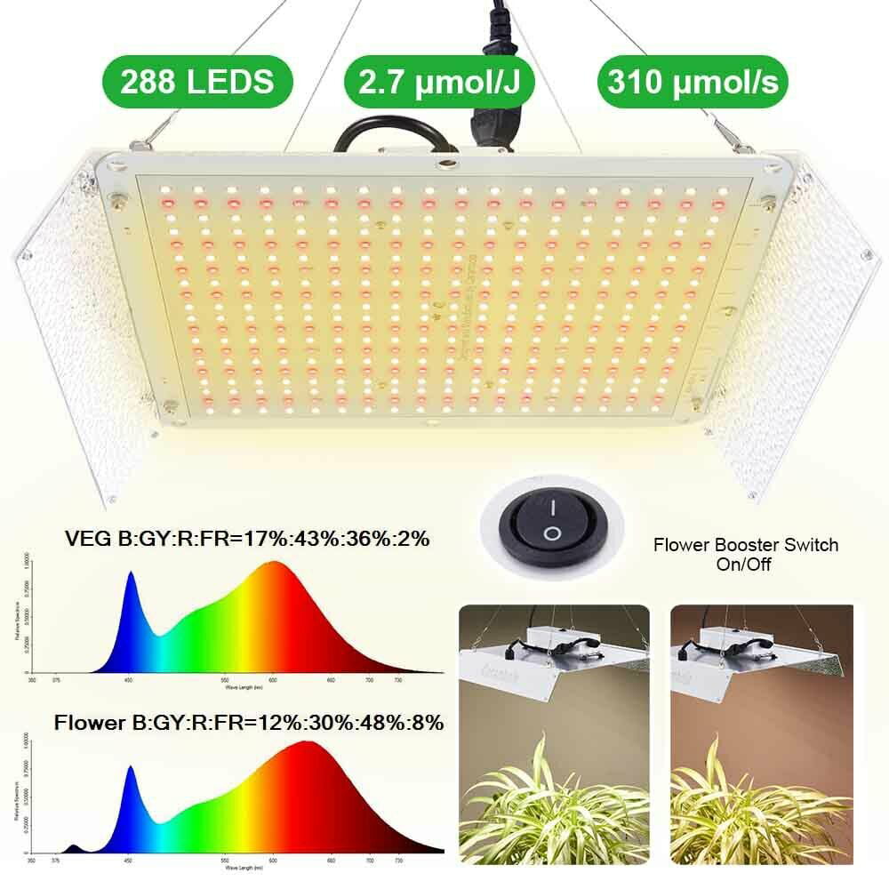 Details about   LED Grow Light 1000W Full Spectrum Veg Flower Hydroponic Cost-effective US Ship 