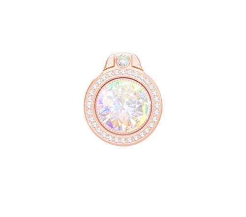 lenoup Transparent Heart Cell Phone Ring Holder Kickstand,Bling Bling Sparkle Diamond Clear Heart Cell Phone Finger Ring Grip Stand Silver//Rose Gold