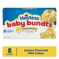thumbnail image 3 of Hostess Baby Bundts, Lemon Drizzle Flavored Mini Cakes, 10 oz Box (8 Count), 3 of 12