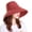 y218-6red, variant on Foldable Packable Adjustable Sun Bucket Uv Wide Brim Summer Hat Women Beach Safari Hiking Travel Bonnie…