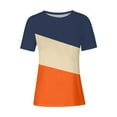 thumbnail image 5 of TINZ T-Shirt à Manches Courtes Décontracté Col Rond Ample pour Femmes, Confortable, Disponible en Plusieurs Tailles et Chemises de Course, T-Shirt Uni à Manches Longues pour Femmes en Pack, 5 of 5