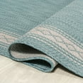 thumbnail image 4 of JONATHAN Y SANTA MONICA 8 x 10 Area Rug, Lucia Diamond Border - Aqua/Light Gray, SMB207D-8, 4 of 8