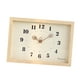 thumbnail image 4 of Reloj decorativo de pared para dormitorio, reloj silencioso, arte decorativo, único, sencillo, de madera para Color de la madera, 4 of 9